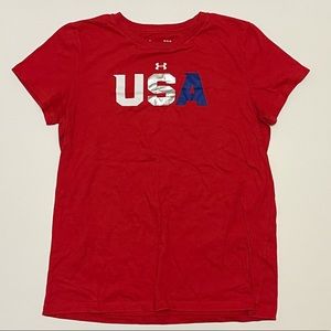 Under armour “USA” tee @U